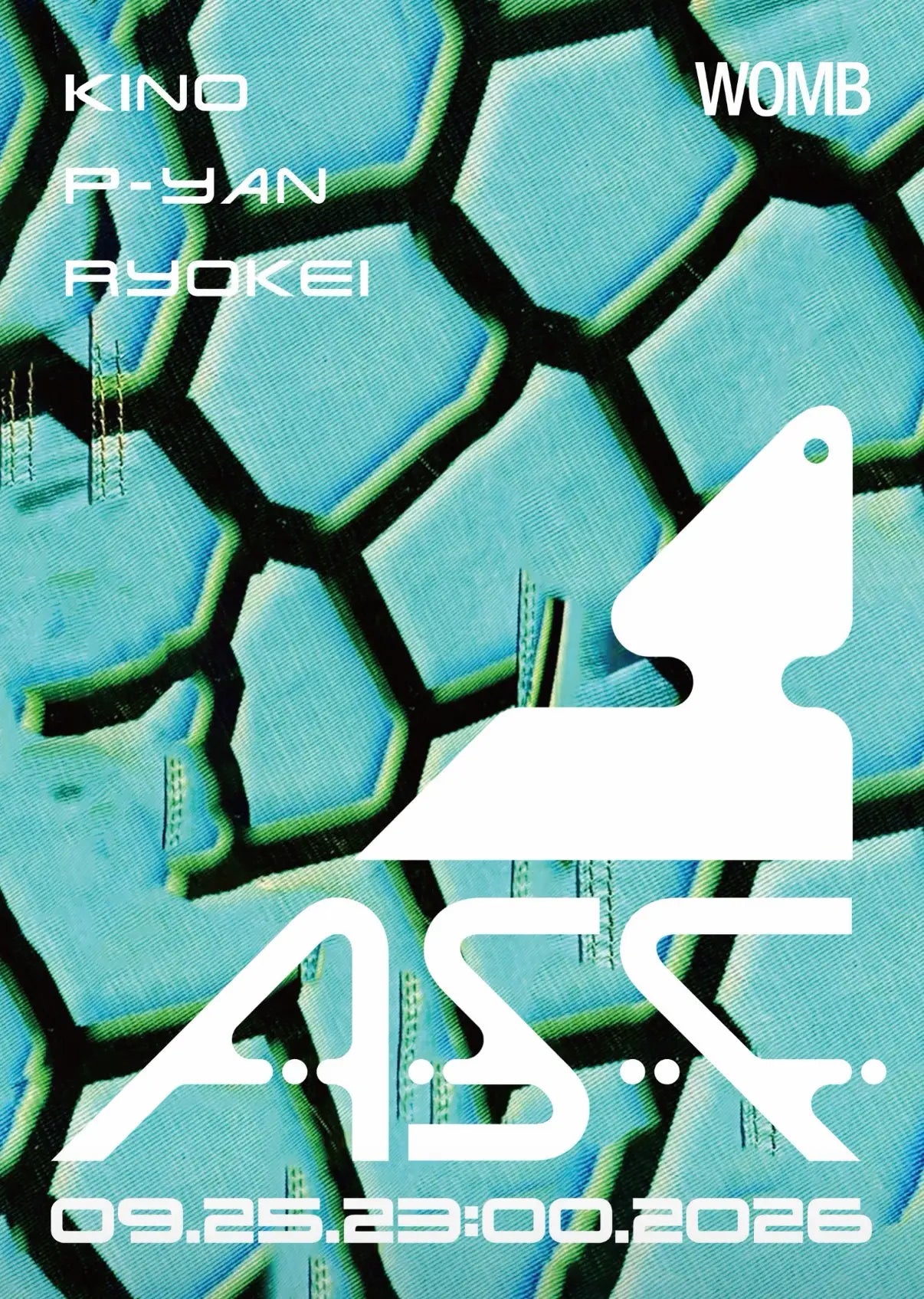 A.S.F. at WOMB flyer — 2026-09-25 FRI