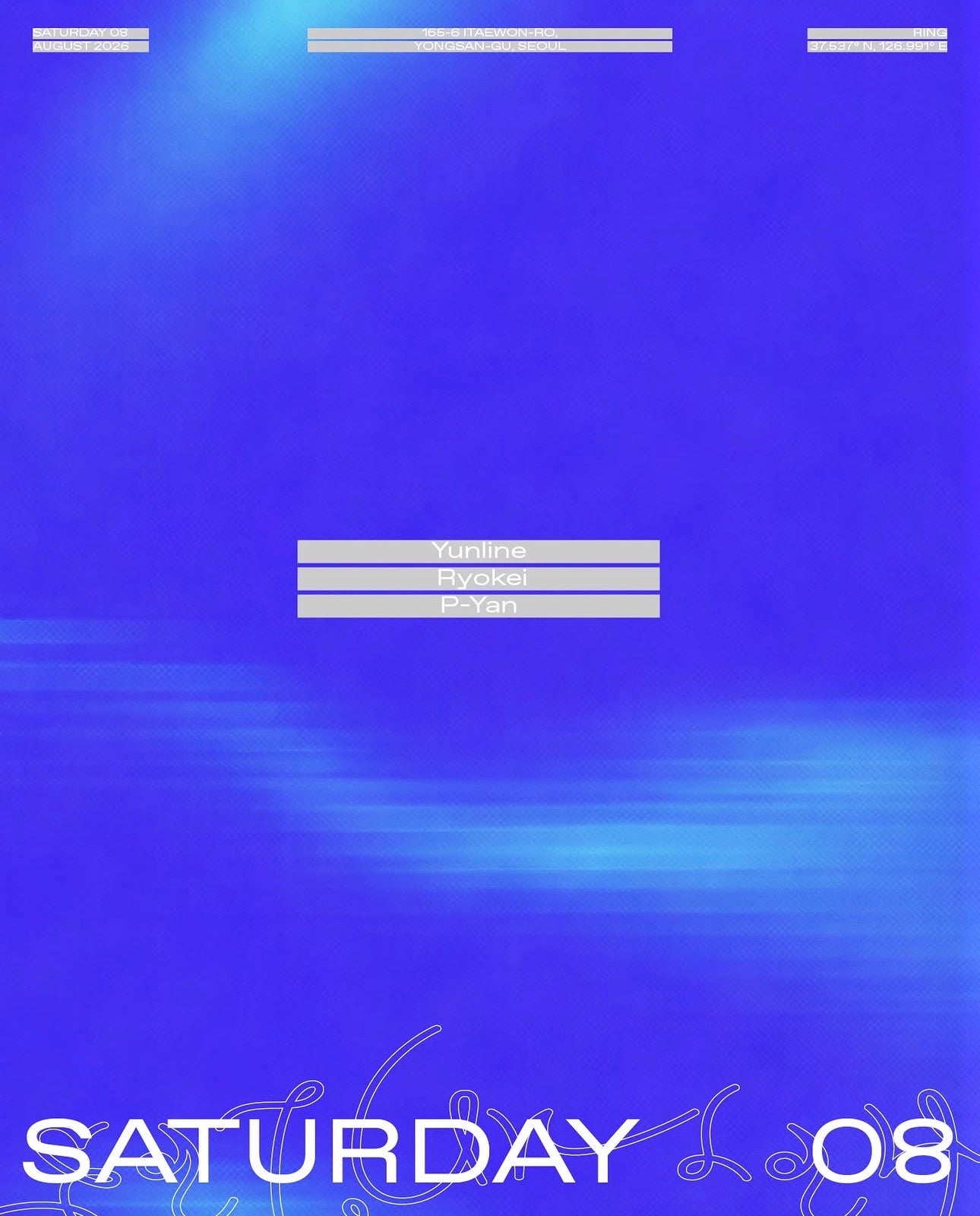 RING &mdash; SEOUL flyer &mdash; Sat 8 Aug 2026